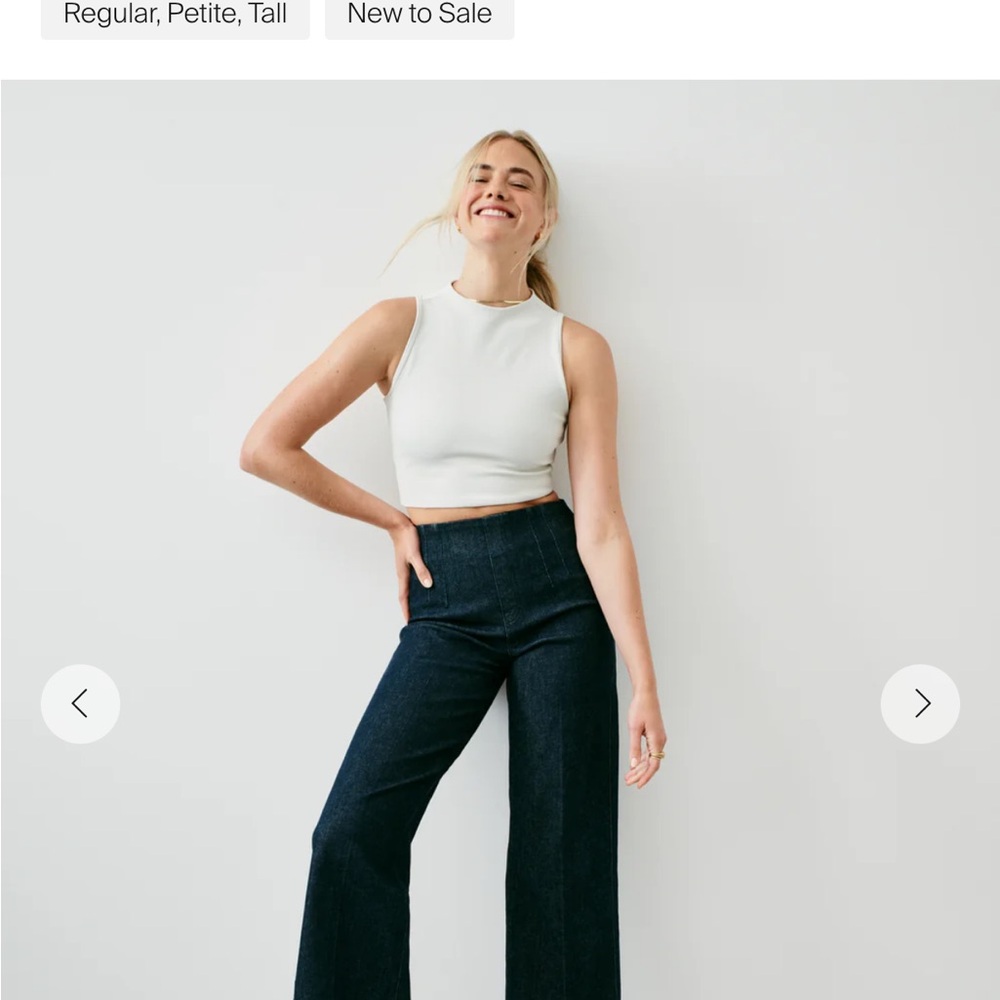 SPANX Zero Waistband Cropped Jeans